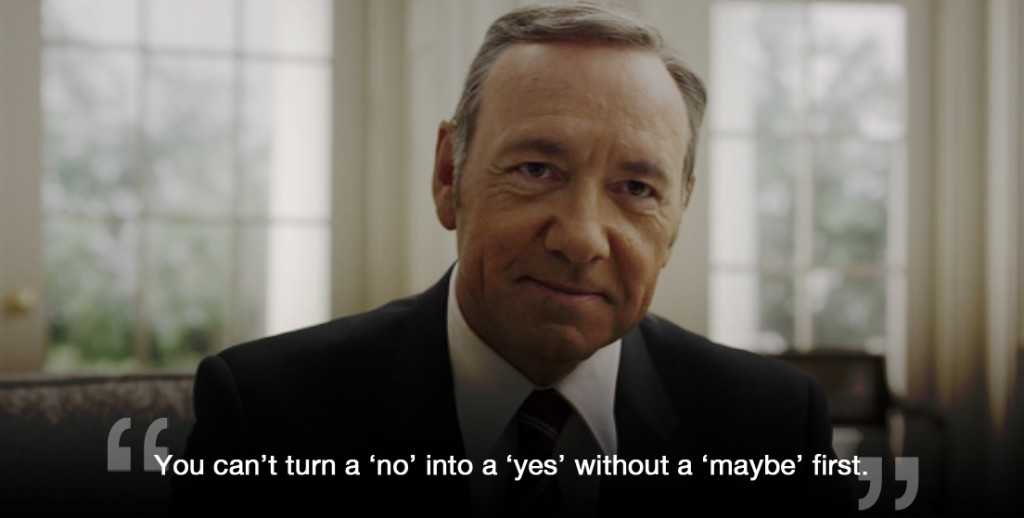 Startup Advice from House of Cards' Frank Underwood