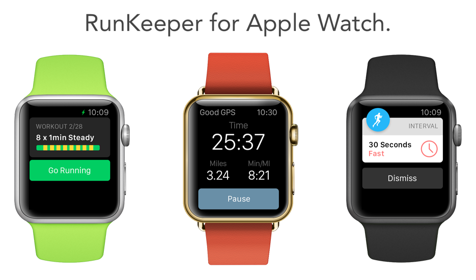 How to use runkeeper on best sale apple watch